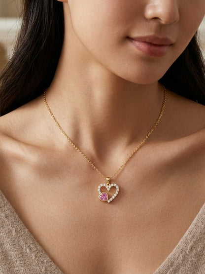 Serpentine Heart Necklace