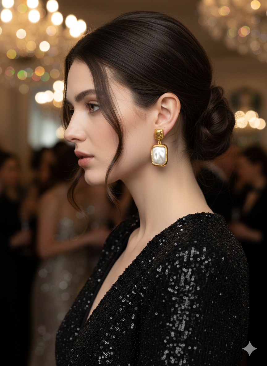 The Molten Muse Drops Earrings