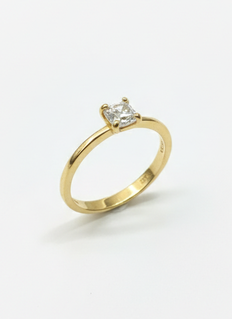 The Princess-cut Solitaire Ring
