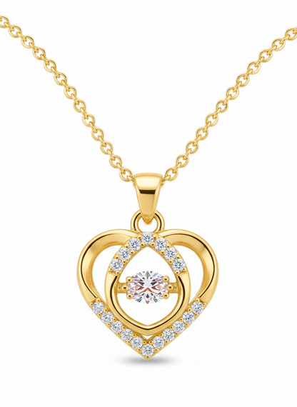 The Heartbeat Sparkle Necklace