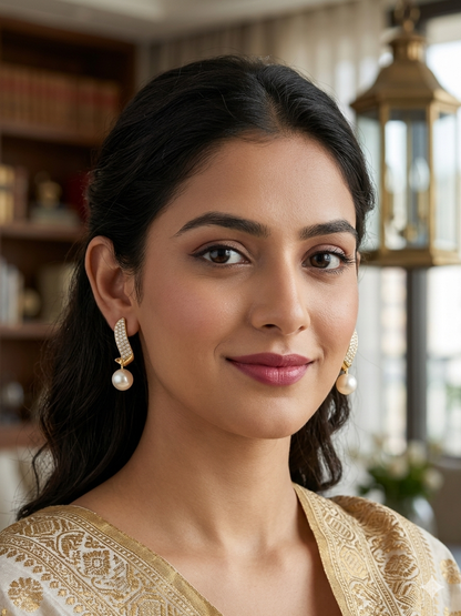 The Celestial Ribbon Drops Earrings