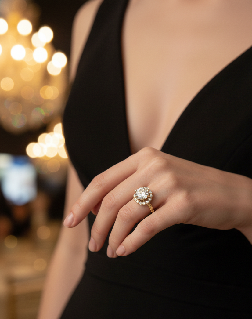 The Queen's Solitaire Ring