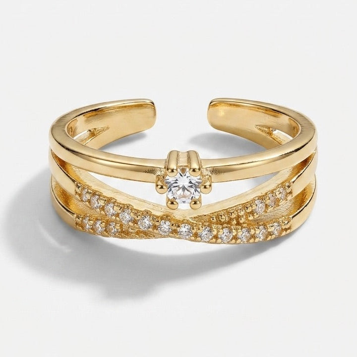 The Lumina Cross Over Ring