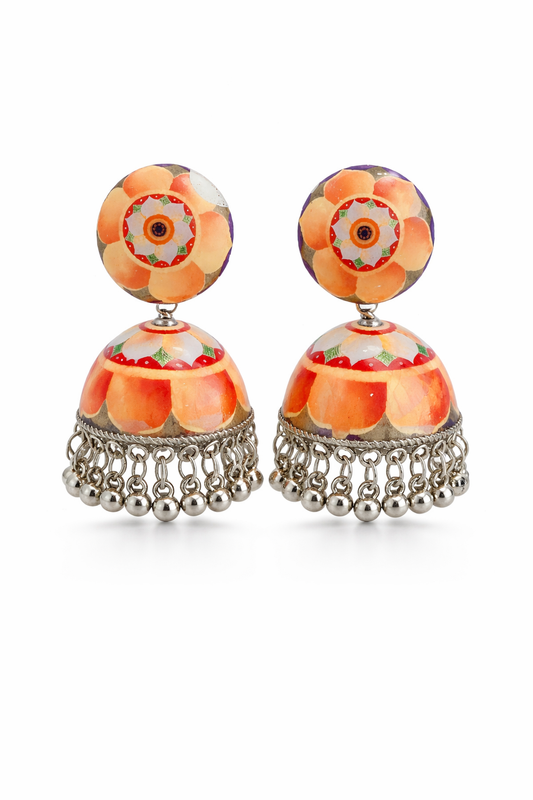 Bloom bells Jhumka Earrings