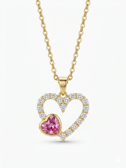 Serpentine Heart Necklace