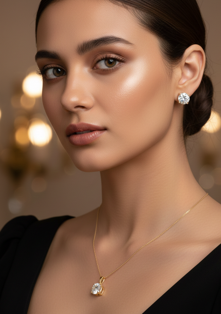 Super Solitaire Necklace Set