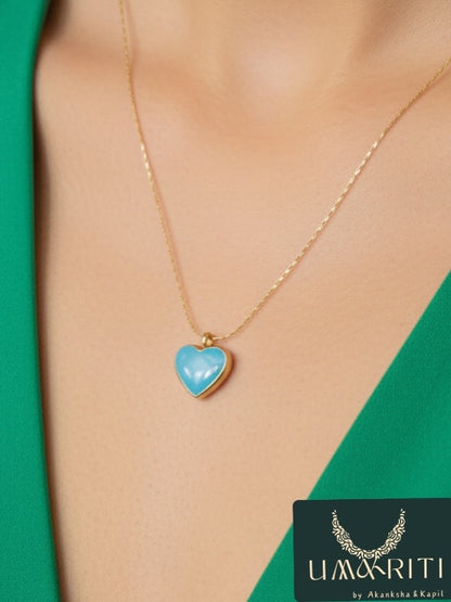 The 'Ocean Heart' Pendant Necklace