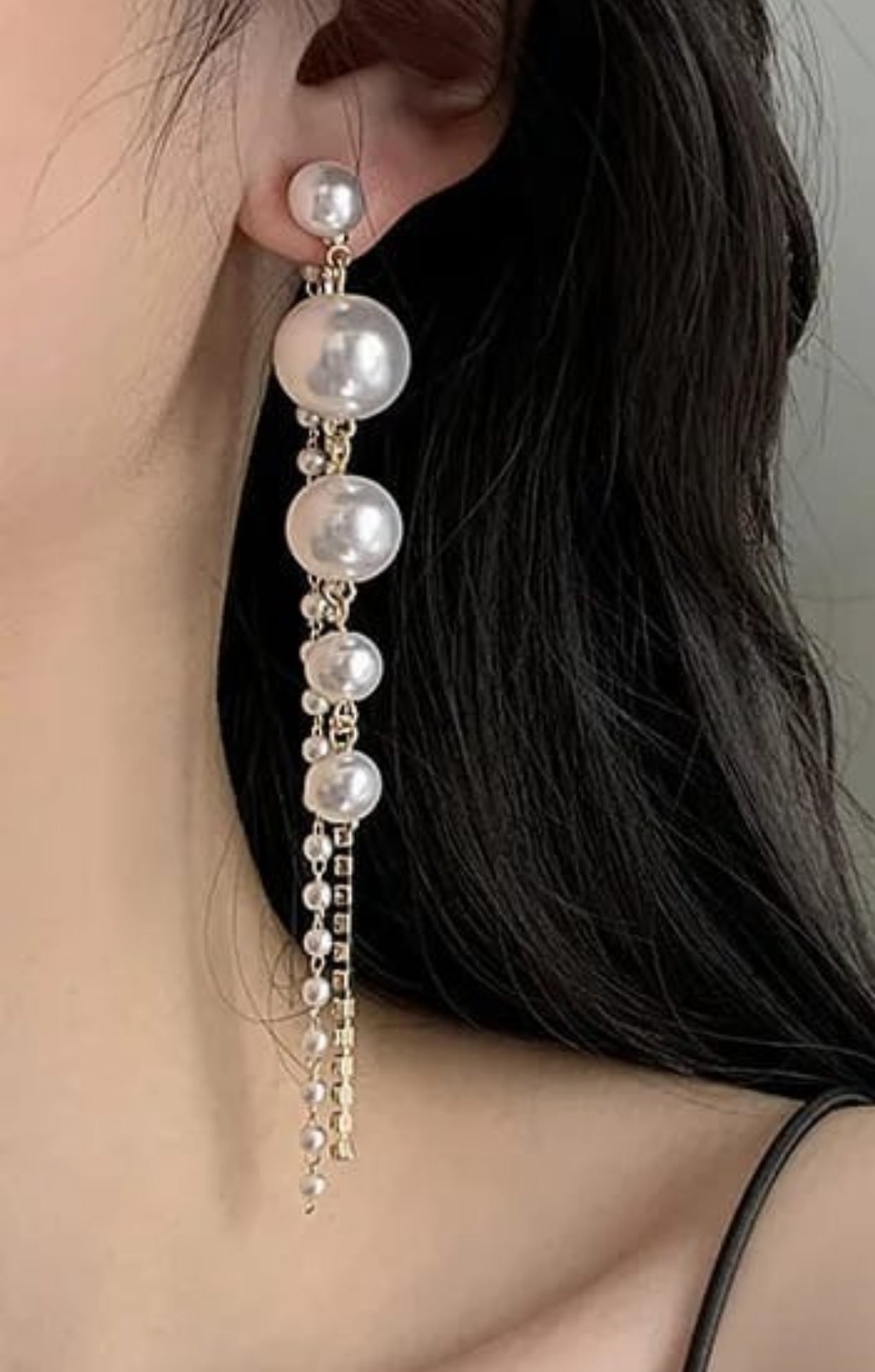 The Pearl Waterfall Earring