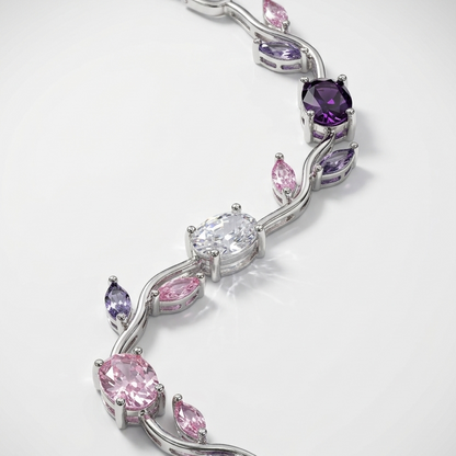 Tulip Bloom Bracelet Silver