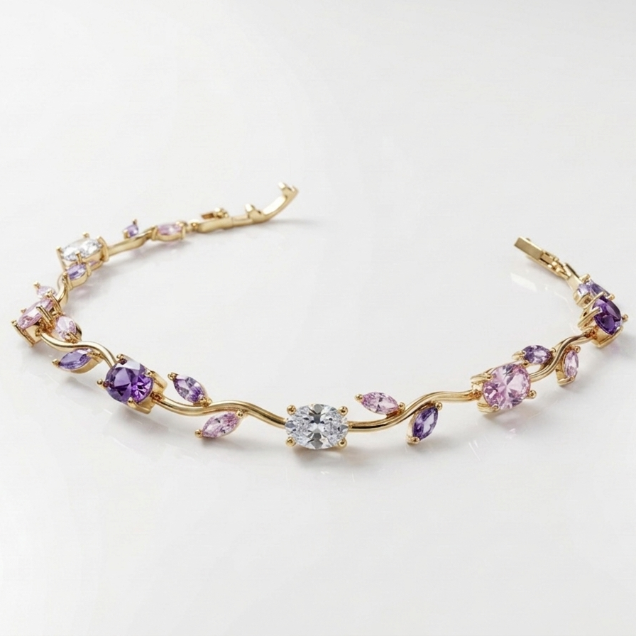 Tulip Bloom Bracelet Gold