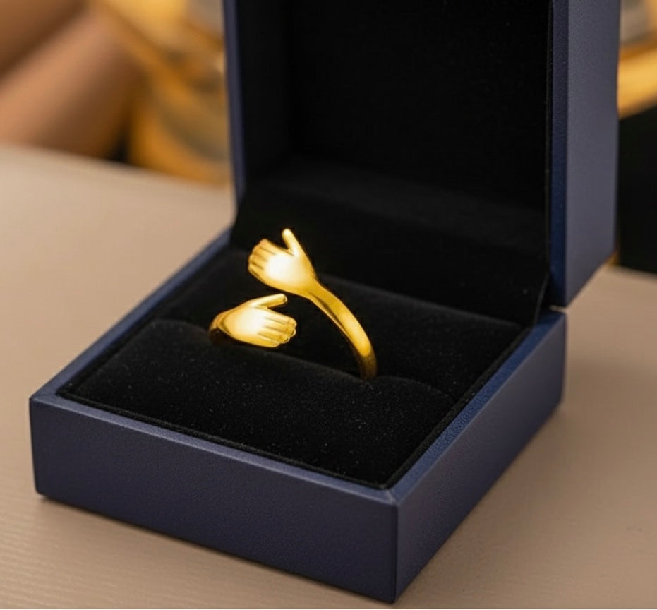 The Forever Embrace Hug Ring