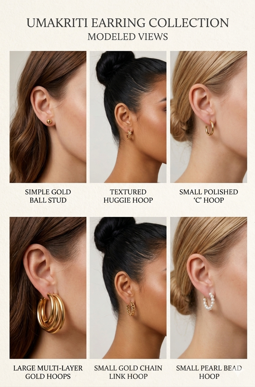 Sixer Earrings Set