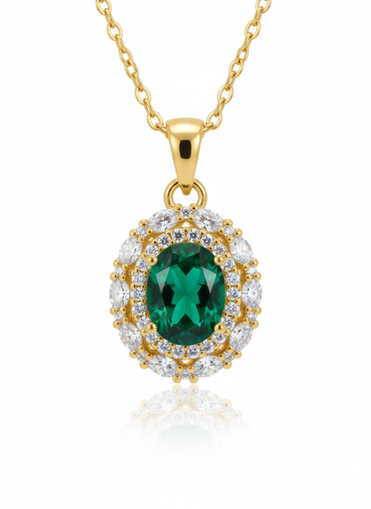 The Everly Emerald Pendant