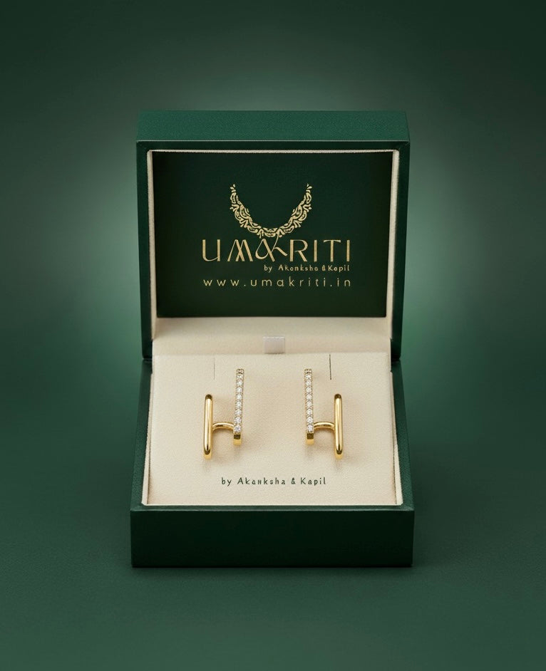 The Helix Sparkle Climber Earrings