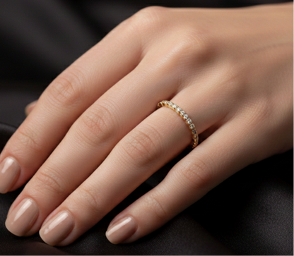 The Elegance Pavé Band Ring