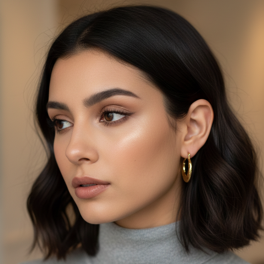 The Aurelian Crescent Hoops Earrings
