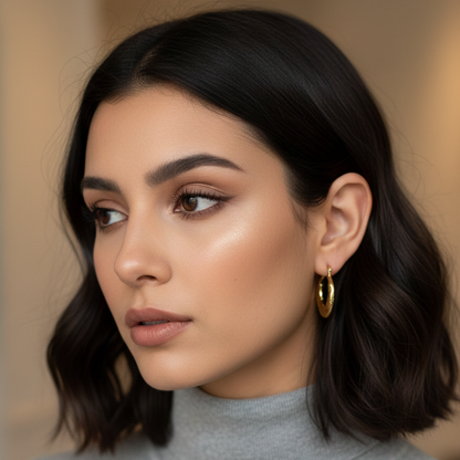 The Aurelian Crescent Hoops Earrings