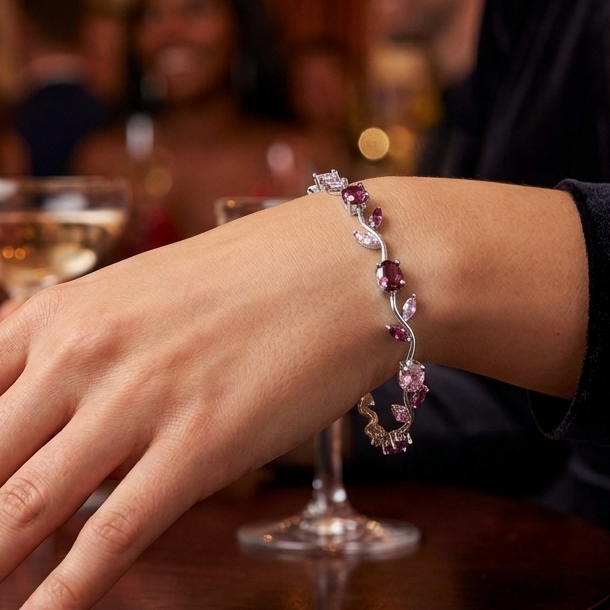 Tulip Bloom Bracelet Silver