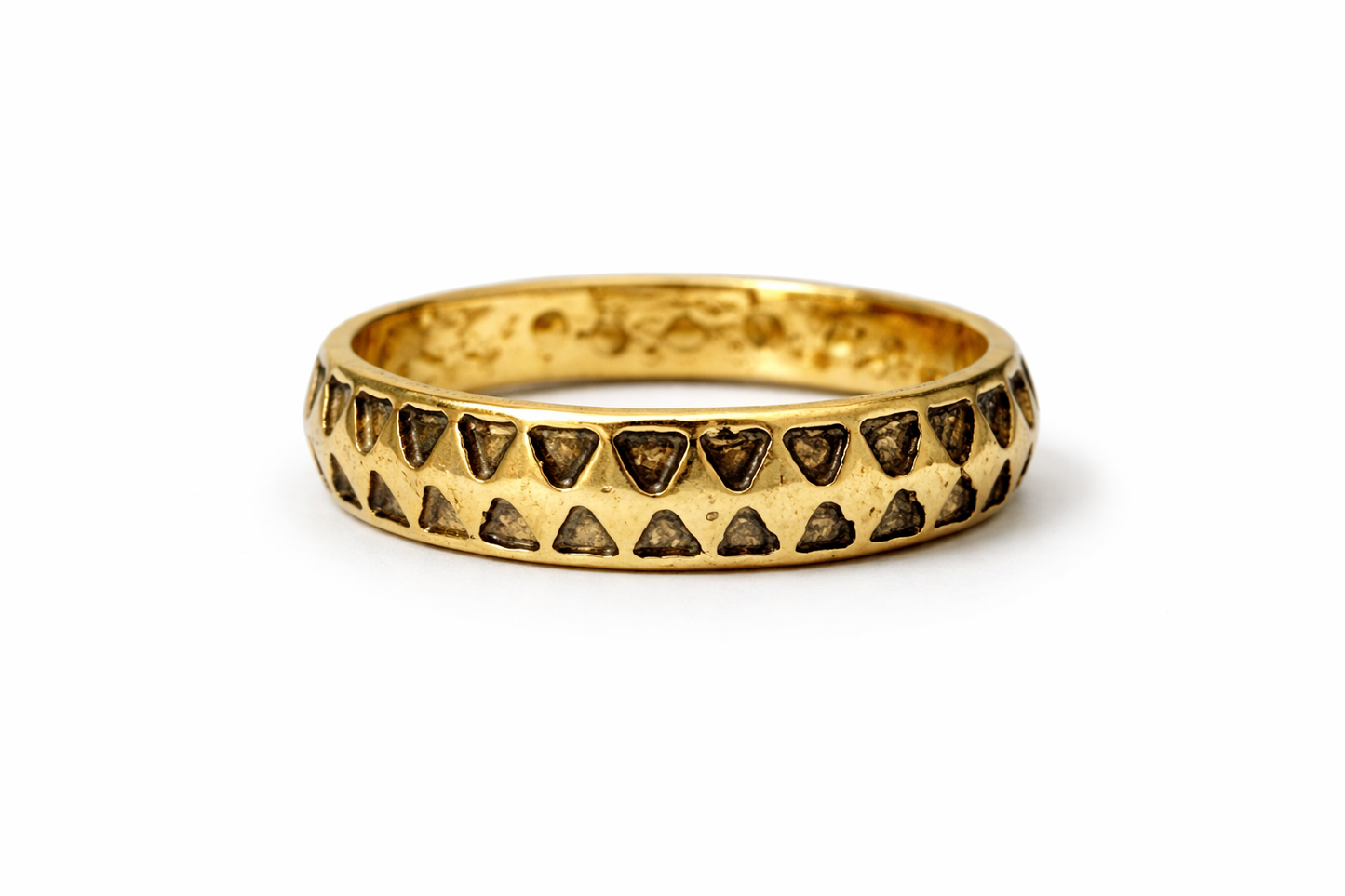 The Tessera Gold Band Ring