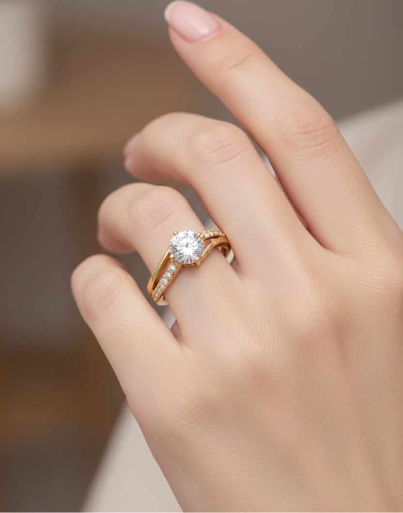 The Diana's Solitaire Ring