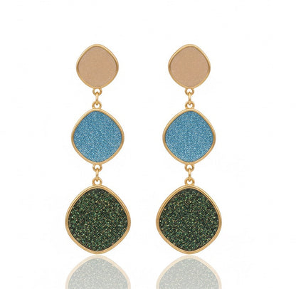 Earth & Sky Druzy Drop Earrings