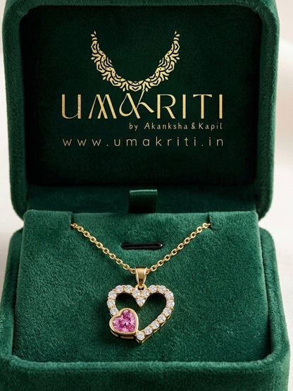 Serpentine Heart Necklace