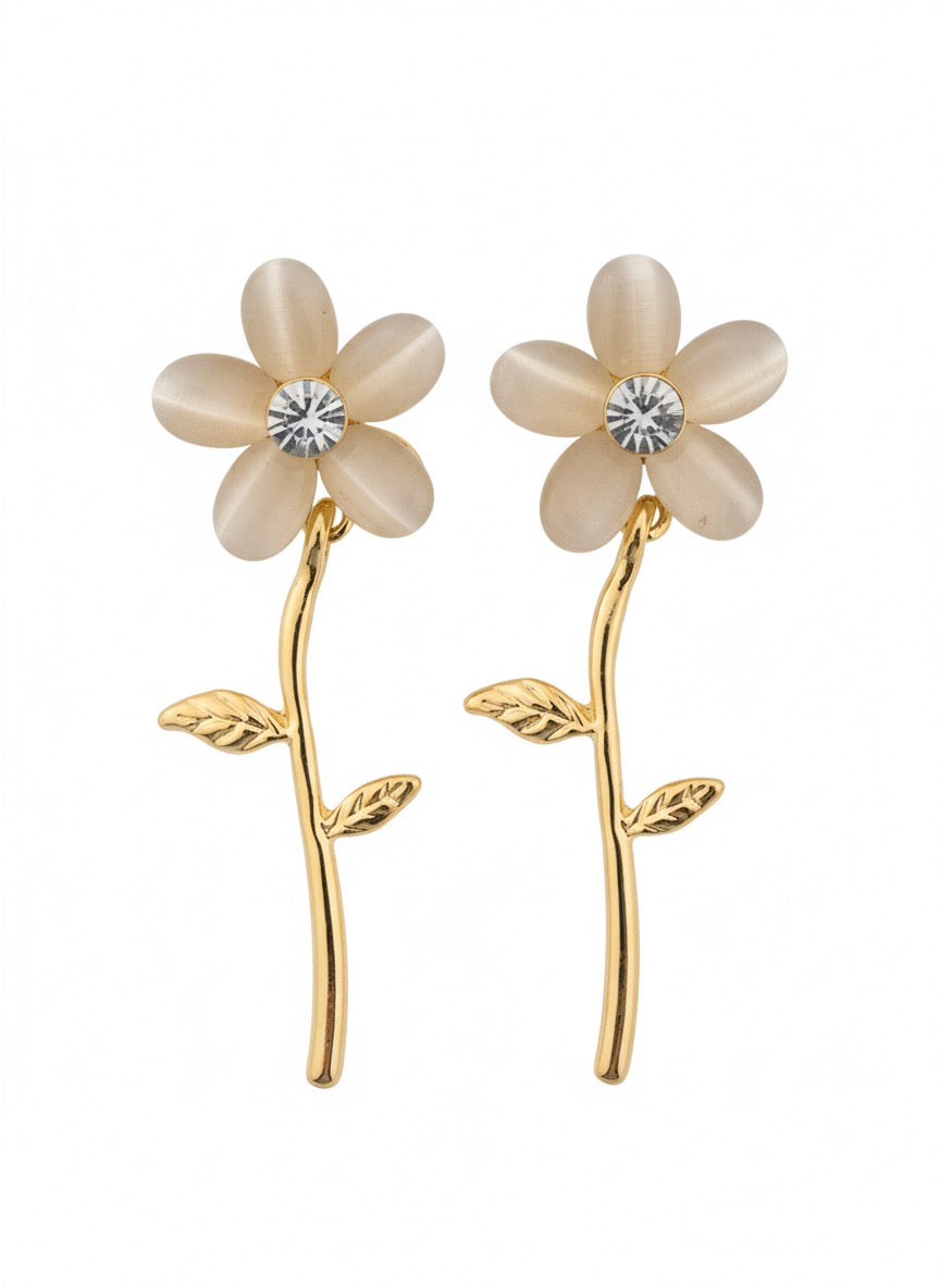 The Elysian Stem Drop Earrings