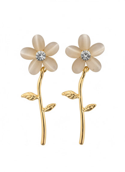The Elysian Stem Drop Earrings