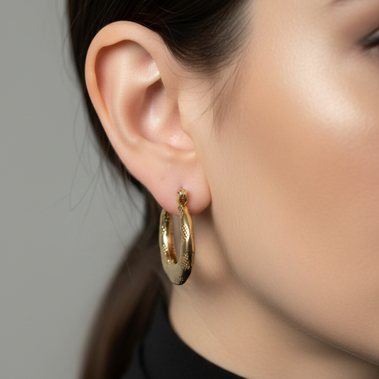 The Aurelian Crescent Hoops Earrings