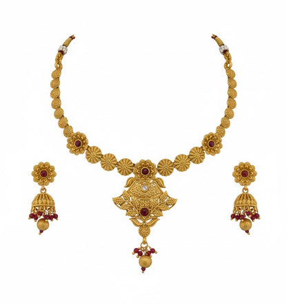 The 'Anokhi' Heritage Floral Necklace Set