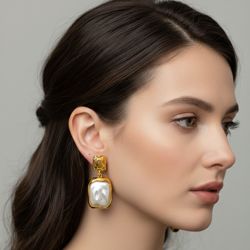 The Molten Muse Drops Earrings