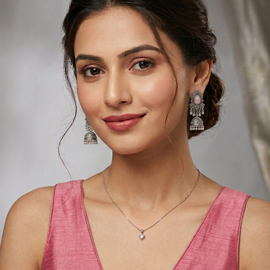 Pink Petal Heritage Earrings