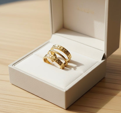 The Gilded Hammer Adjustable Cuff Ring