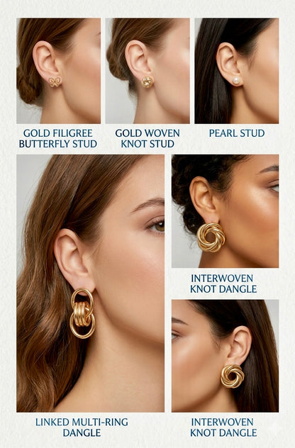 A 5-Pair Curated Earring Set
