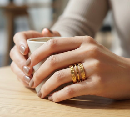 The Gilded Hammer Adjustable Cuff Ring