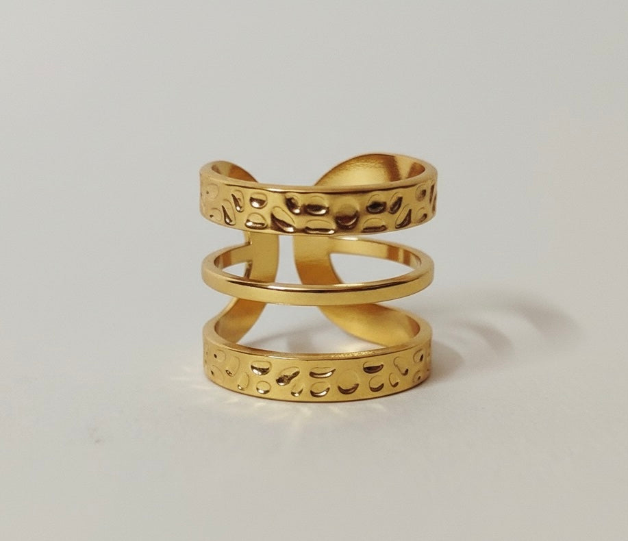 The Gilded Hammer Adjustable Cuff Ring