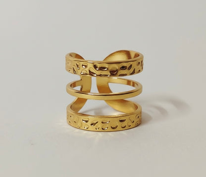 The Gilded Hammer Adjustable Cuff Ring