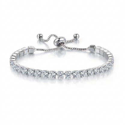 The Midnight Glitz Tennis Bracelet