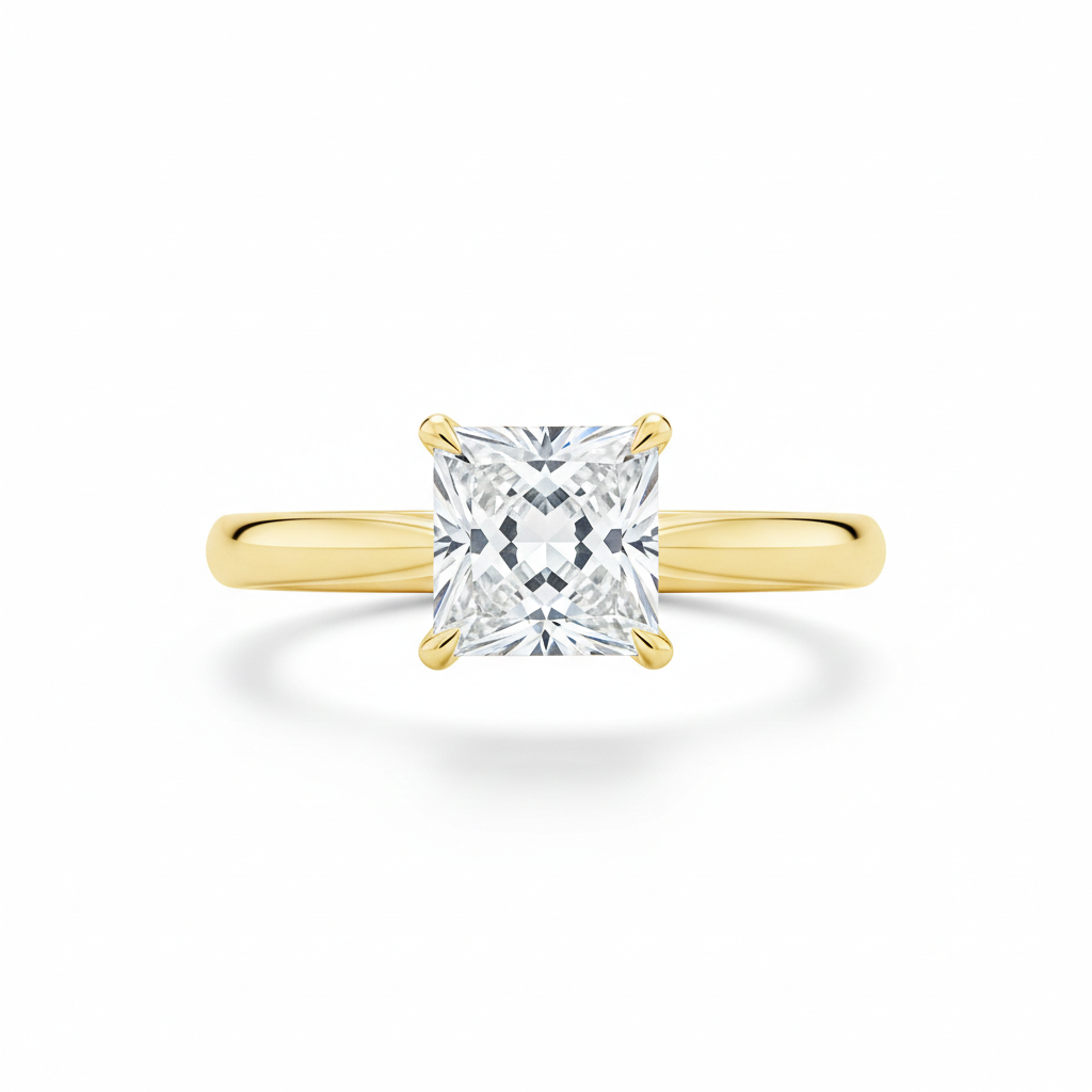 The Princess-cut Solitaire Ring