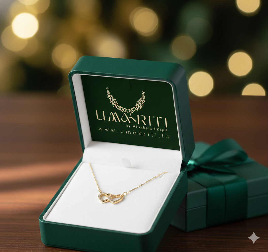 The "YOU & ME" Interlocking Heart Necklace