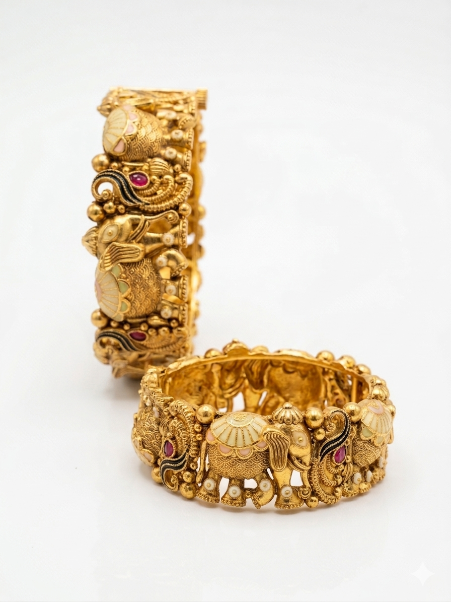 The traditional Gajanand Bangles